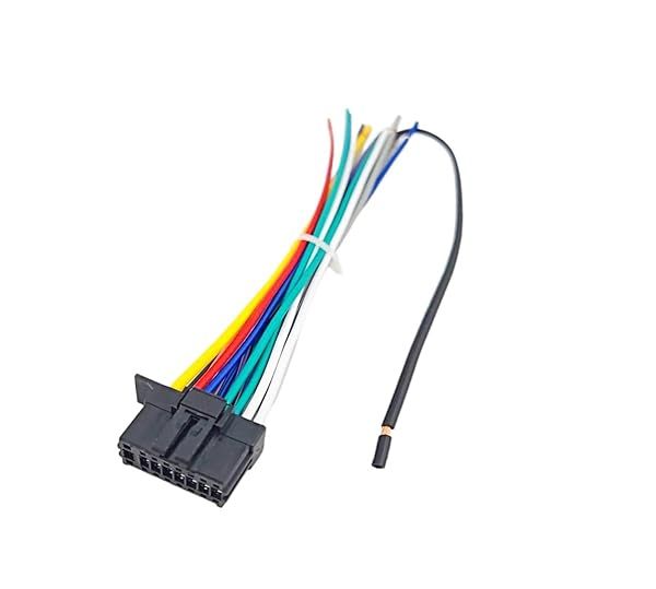 Goodsby Harness Wire Replacement for JVC Car Radios KD-R490 KD-R790BT KD-SR86BT KD-SX24BT and More