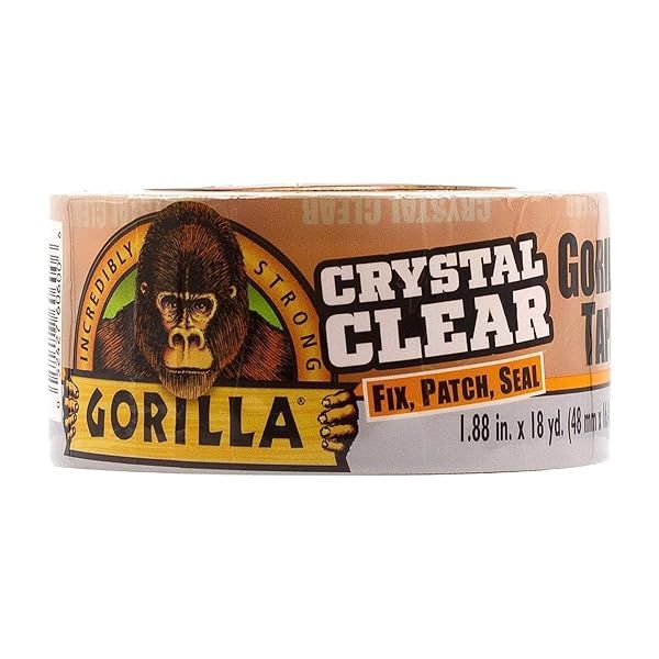 Top Benefits of Gorilla Crystal Clear Tape: Strong, Versatile, and Invisible Adhesive Solutions