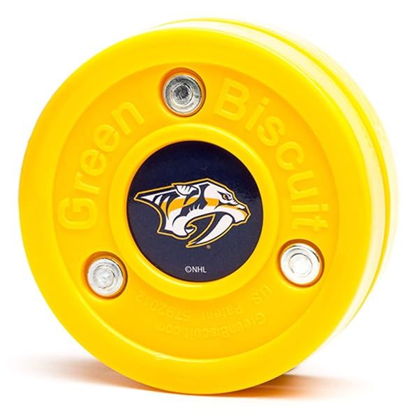 Buy Green Biscuit Original NHL Team Pucks - Nashville Predators | Perfect for Practice & Play!