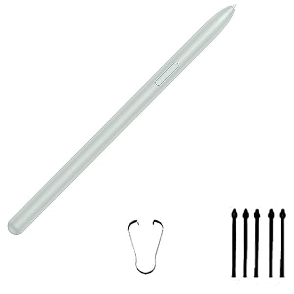 Green Galaxy Tab S7 FE Pen Replacement + Free Tips for Samsung Galaxy Tab S7 FE S Pen Stylus