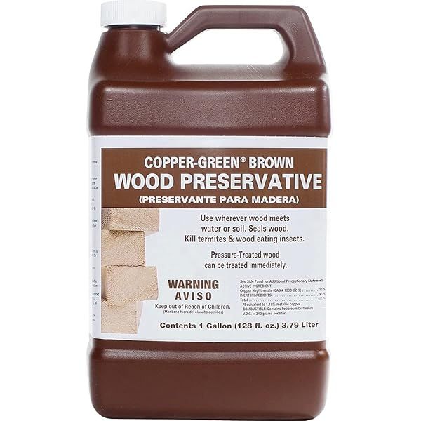 Buy Green Products 33001 Copper Brown Wood Preservative - Eco-Friendly Protection for Your Wood