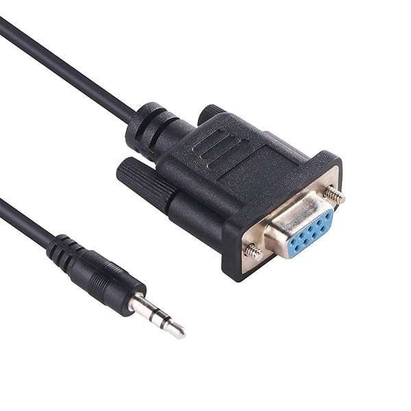 Green-Utech 6FT DB9 to RS232 3.5mm Audio Jack Adapter Cable - High-Quality Serial Connection