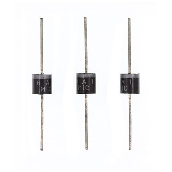 HUABAN 20PCS 6A1 Rectifier Diode 6A 100V R-6 Axial High Quality 6 Amp 100 Volt Electronics Components