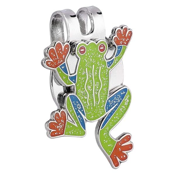 Adorable Frog Hat Clip: Magnetic Mini Ball Marker for Golf Visors & Training Accessories