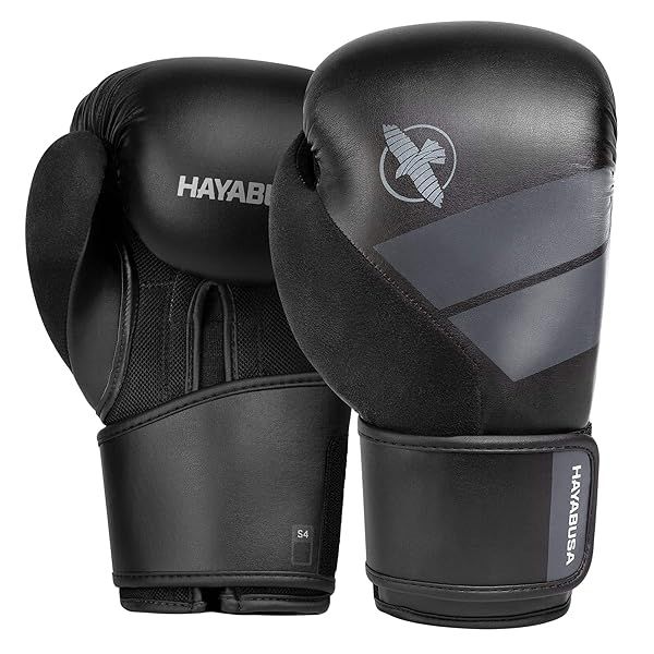Hayabusa S4 Boxing Gloves 16 oz - Unisex Black Gloves for Ultimate Performance