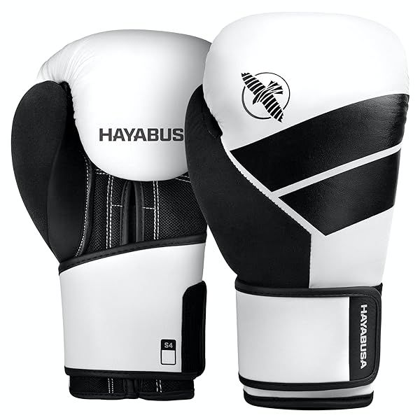 Hayabusa S4 Kids Boxing Gloves 8 oz - White for Boys & Girls | Durable & Stylish!