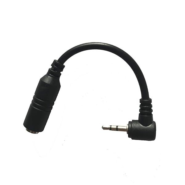 2.5mm Male to 3.5mm Female Headphone Adapter for Smartphones & Cordless Phones - Compatible with Panasonic Jack