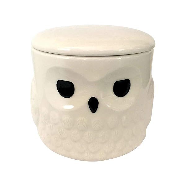 Shop Hedwig Harry Potter Snowy Owl 16oz Glossy Ceramic Mug with Lid - Perfect Gift for Fans!