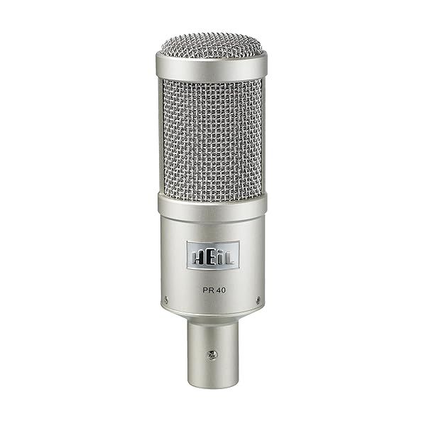 Heil PR 40 Dynamic Microphone: Perfect for Streaming, Podcasting & Live Music - Superior Sound & Noise Rejection in Champagne