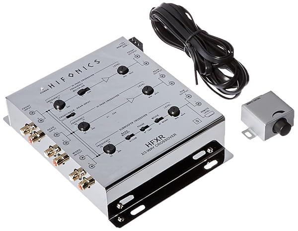 Buy Hifonics HFXR Hide Away 2/3-Way Crossover in Silver - Enhance Your Sound System Today!