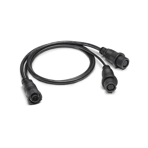 Humminbird 720112-1 Side Imaging Splitter Cable for SOLIX/APEX - Enhance Your Fishing Experience