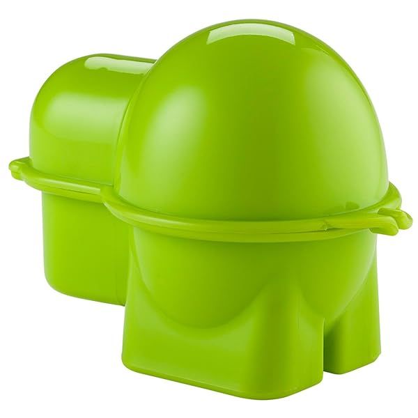 Buy Hutzler 399GR Snack Container - Egg To-Go in Green | Perfect for On-the-Go Snacks!