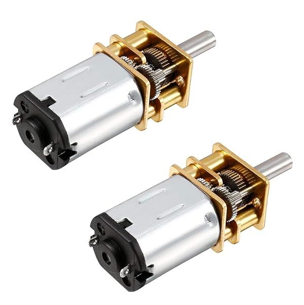 Hxchen 2Pcs DC 12V 1000RPM Micro Speed Reduction Motor Mini Gear Box N20 for RC Car Robot Model DIY Engine