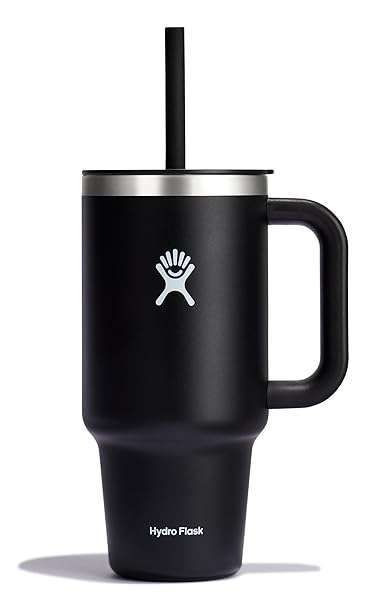 Hydro Flask 32 Oz All Around Travel Tumbler in Black - Durable, Stylish & Perfect for On-the-Go Hydration