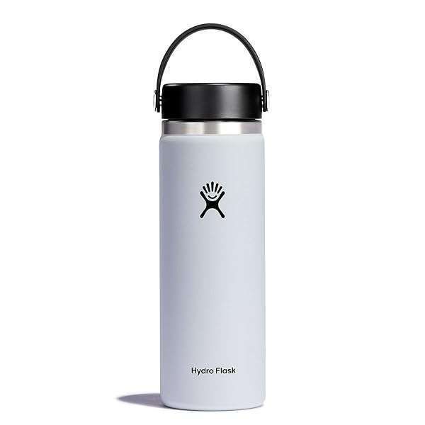 Hydro Flask Wide Flex Cap White 20 Oz - Durable, Stylish & Perfect for Hydration