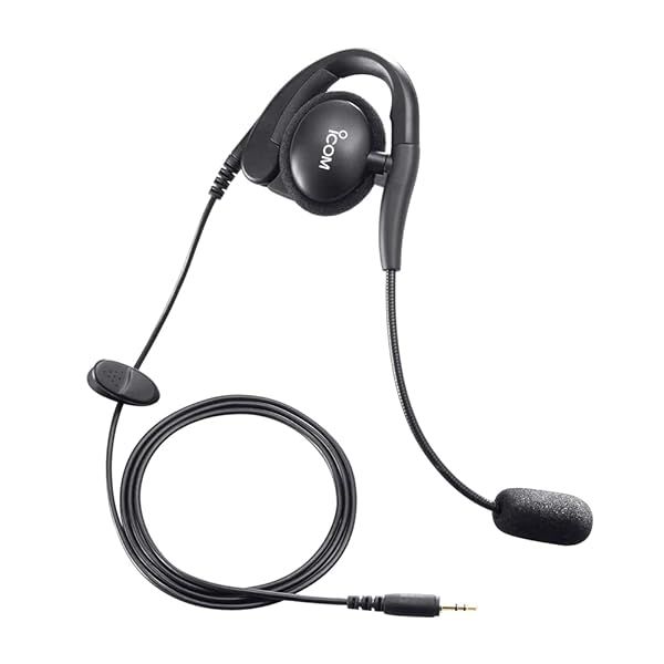 ICOM HS94 Non-Waterproof Earpiece Headset for IC-M7201: Clear Sound & Comfort