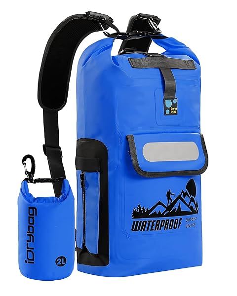 IDRYBAG Waterproof Dry Bag Backpack - 20L/30L/40L for Kayaking & Outdoor Adventures