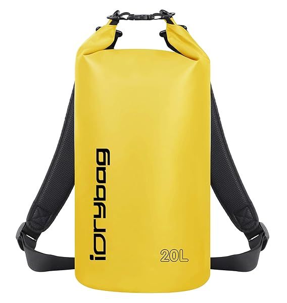 IDRYBAG Waterproof Dry Bags for Kayaking and Paddleboarding Available in 2L 5L 10L 15L 20L Sizes Ideal for Travel and Outdoor Adventures