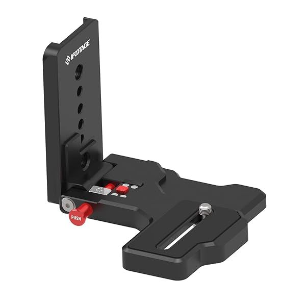 IFOOTAGE Shark Slider Nano L Shape Slider Plate for Smooth Video and Photography Tracking