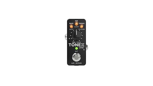 IK Multimedia TONEX One AI MultiFX Micro-Pedal for Electric Guitar Amp and Effects Modeling