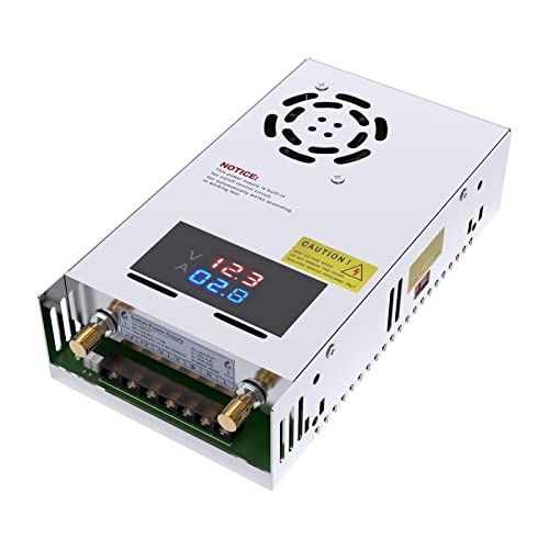 IMAYCC Adjustable Power Supply 110V AC to 24V DC Converter 480W 20A with LED Display for Reliable Performance