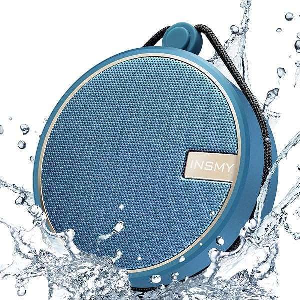 INSMY C12 Waterproof Bluetooth Speaker: Portable, Loud & Clear Sound for Outdoor Adventures - Perfect Gift!