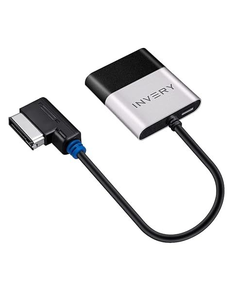 INVERY Airdual Bluetooth 5.0 aptX-HD Adapter for Audi MMI 3G & VW MDI - Enhance Your Car's Audio Experience