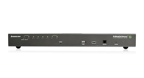IOGEAR 8 Port IP Based KVM Switch GCS1808i for Remote Server Management and Control