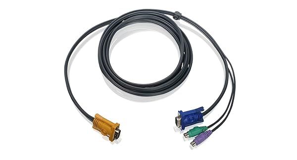 IOGEAR 6ft PS/2 KVM Cable G2L5202P - High-Quality Connection for Dual Computer Setup