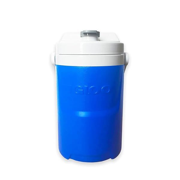 Igloo Blue 1/2 Gallon Sports Jug with Hooks: Perfect for Hydration on the Go!