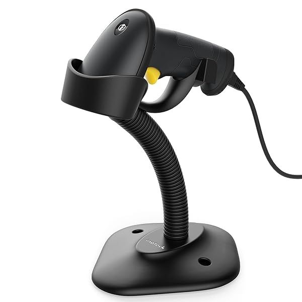 Buy Inateck BCST-33 1D USB Barcode Scanner with Intelligent Stand - Fast & Reliable Scanning