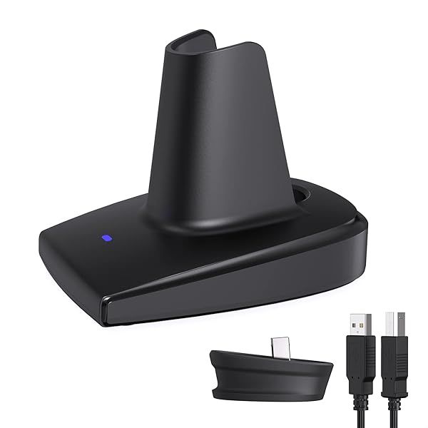 Inateck Barcode Scanner Charging Base for BCST-60, BCST-70, BCST-73, P6 & P7 - Easy to Use, Scanner Not Included
