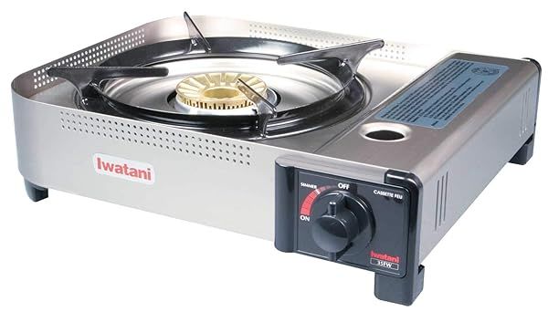 Iwatani 35FW Portable Butane Cooktop: Ideal Indoor & Outdoor Cooking Stove