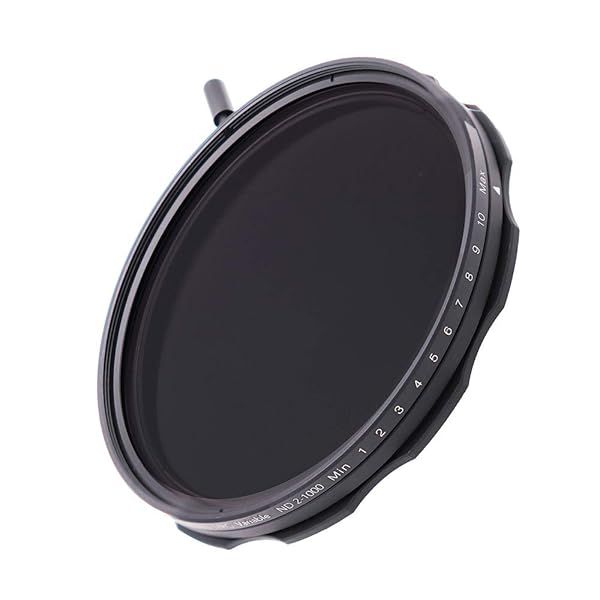 JONGSUN 82mm Variable ND Filter - 10+ Stop ND2-ND1000, 16 Layers Nano Coating & Lens Cloth Kit