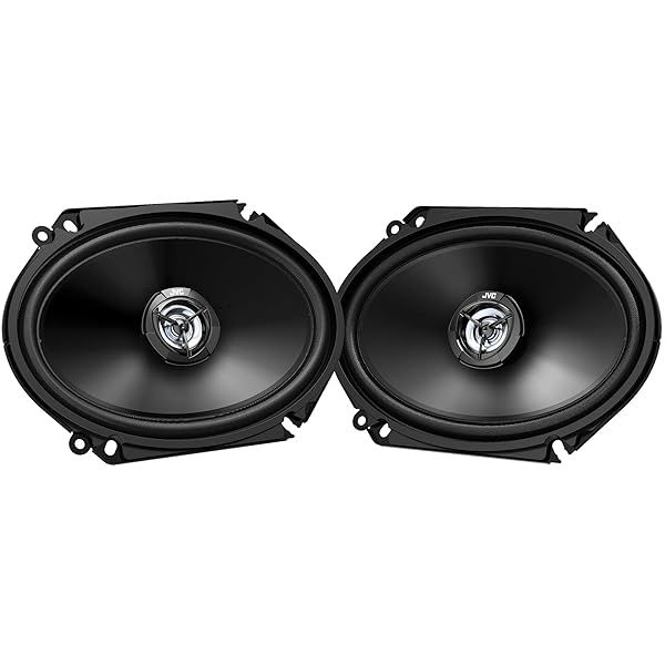 JVC Mobile CS-DR6821 Shallow-Mount Coaxial Speakers 6x8 300 Watts Max 2 Way for Superior Sound Quality