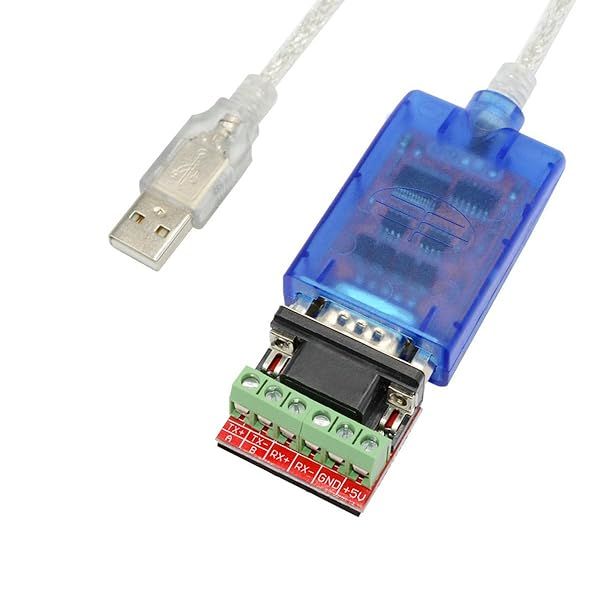 Jeirdus USB to RS422 RS485 Converter Cable with FTDI Chip - 10ft ESD Protected for Windows & Mac