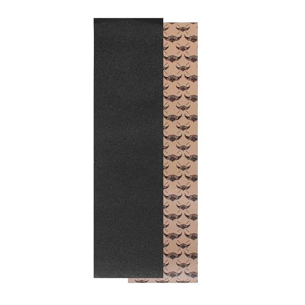 Jessup Skateboard Griptape Sheet - Pro Skater Choice, Bubble-Free & Easy to Apply (9x33, Black)