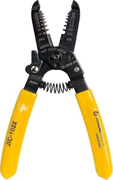 Jonard Tools JIC-1022 10-22 AWG Wire Stripper and Cutter, 6-3/4
