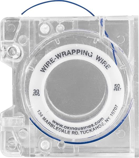 Jonard Tools WD-30-B Wire Dispenser: 50ft 30 AWG Blue Kynar Wire for Efficient Wiring Solutions