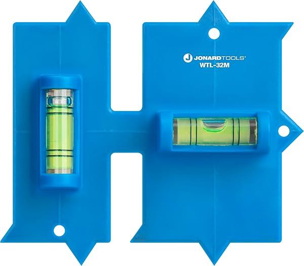 Jonard Tools WTL-32M: Ultimate Wall Box Template & Level for 1-Gang & 2-Gang Metal Boxes