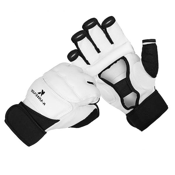 Buy KAIWENDE Kickboxing Gloves for All Sizes - Perfect for MMA, Muay Thai, Taekwondo & Boxing Training (White, M)