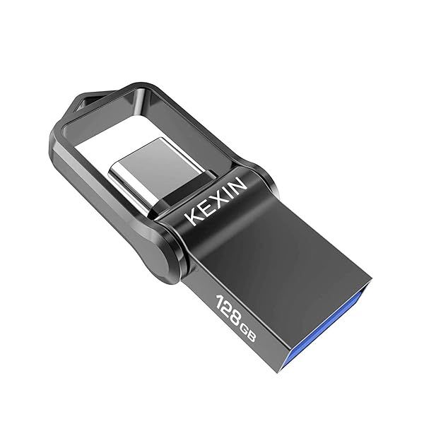 Buy KEXIN 128GB USB C Flash Drive - Dual Metal OTG Memory Stick for Android & Tablets