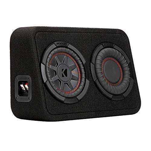 KICKER CompRT 6.75&quot;(165mm) subwoofer in Thin Profile encl, 2ohm, RoHS Compliant