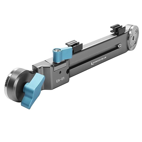 Adjustable KONDOR BLUE Rosette Extension Arm for ARRI, RED, C500, F5, Alexa, BMPCC 4K/6K - Enhance Your Camera Rig