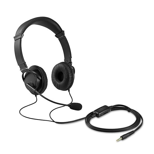 Buy Kensington Hi-Fi 3.5mm Headphones with Mic & Volume Control (K33597WW) - Superior Sound Quality & Comfort