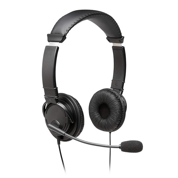 Buy Kensington Hi-Fi Headphones with Microphone (K97603WW) - Black, Universal 3.5mm for Superior Sound Quality