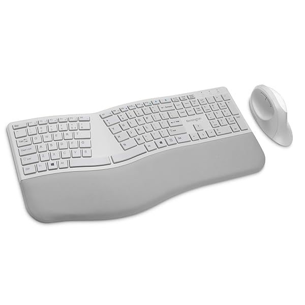 Buy Kensington Pro Fit Ergonomic Wireless Keyboard & Mouse - Grey (K75407US) for Comfort & Efficiency