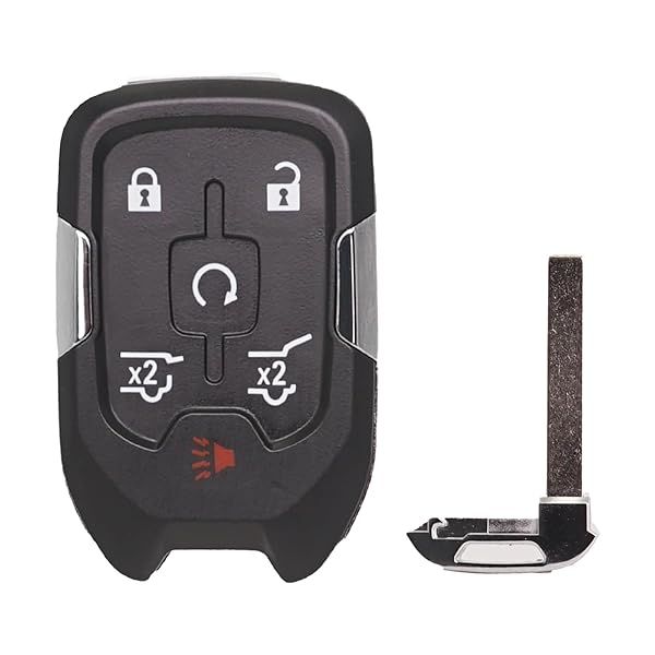 Key Fob Replacement for Chevy Suburban, Tahoe & GMC Yukon 2015-2020 - Self-Programmable Smart Keyless Entry Remote
