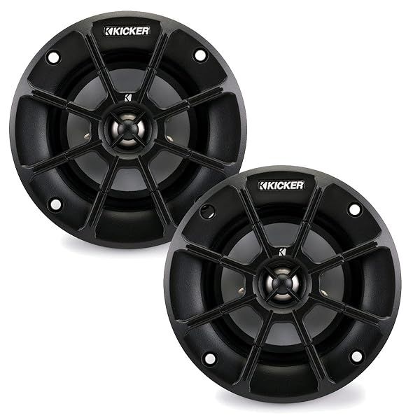 Upgrade Your Ride: Kicker 4 Inch PS-Series Powersports Speakers 40PS42 (Pair) for Superior Sound