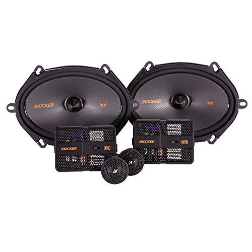 Kicker 47KSS6804 KS Series 6x8 5x7 Component System with 1 Inch Tweeters 4ohm High Quality Sound System